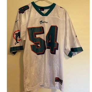 Miami Dolphins NFL Nike Team Apparel Football Jersey Z Thomas 54 Mens M